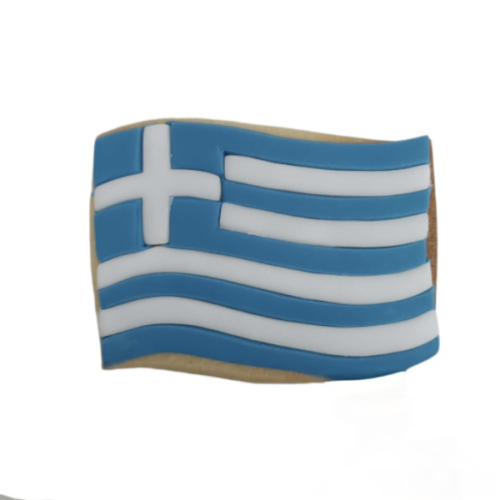 Μπισκότο Ελληνική Σημαία 10cm